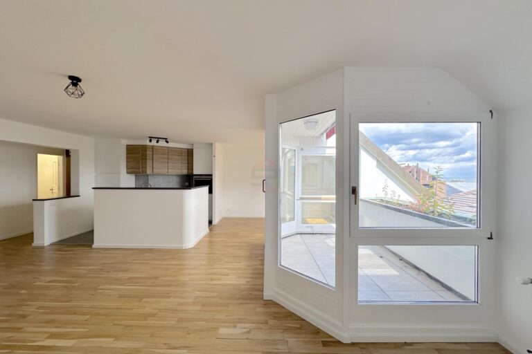 Magnifique Appartement Traversant au Dernier Étage avec Vue sur le Lac à Nyon