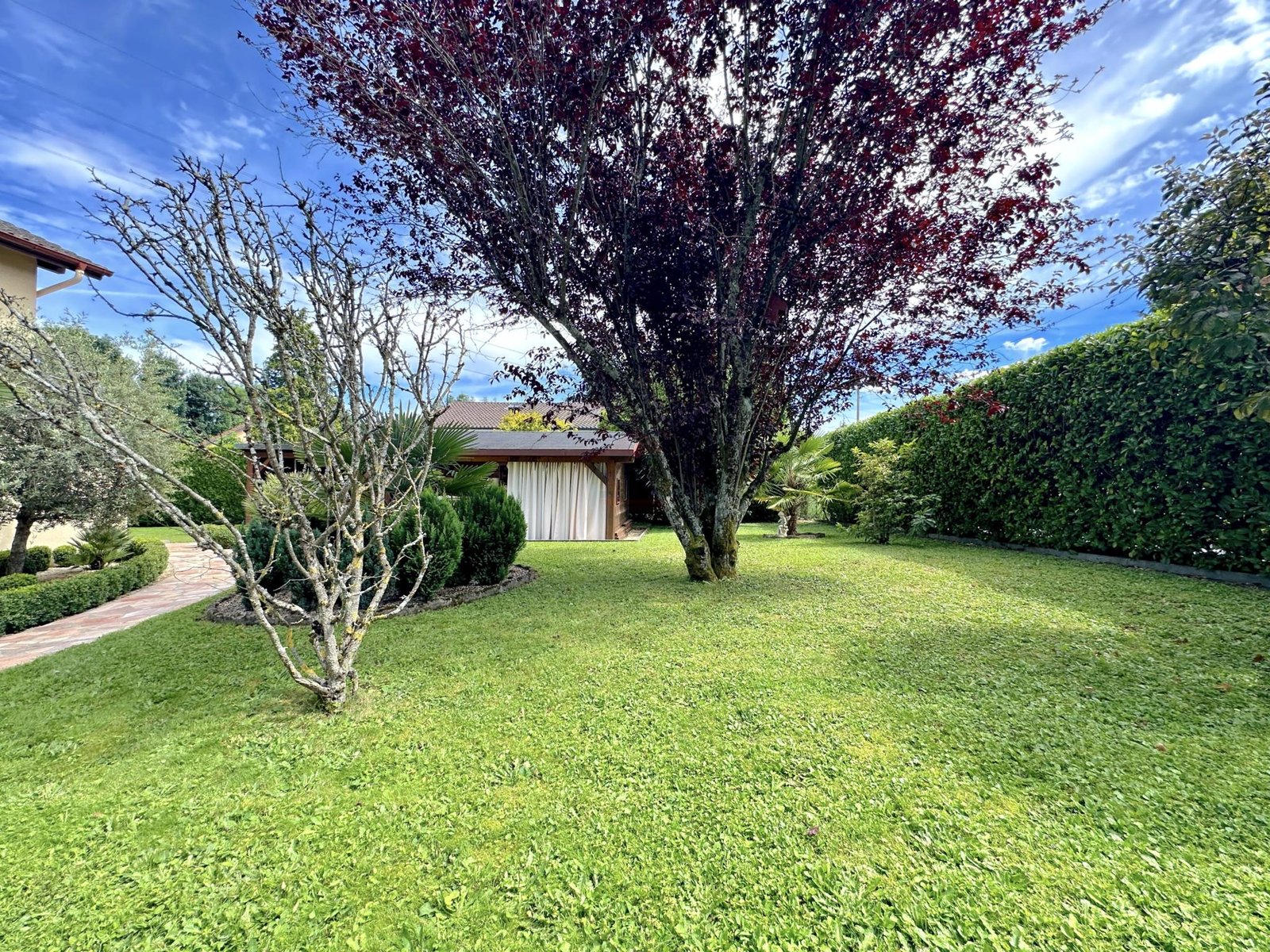 House with garden, terrace and outdoor living area